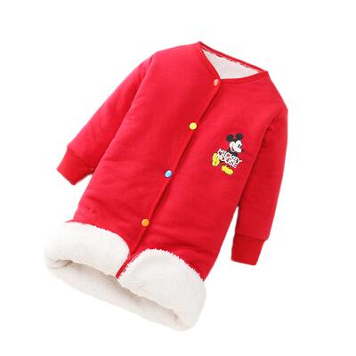 冬季儿童睡袋睡袍加棉加毛防踢被