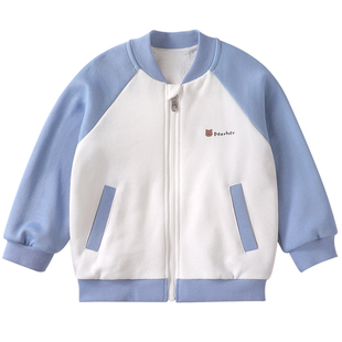 童泰蒂孩儿宝宝外套春秋薄款男童春装夹克小童春季上衣儿童棒球服