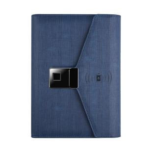 MASTER BEN指纹解锁多功能充电笔记本子定制商务活页A5高档记事套装会议活动客户赠送礼品企业logo订做批发