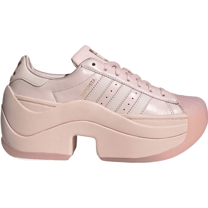 adidas阿迪达斯三叶草男女贝壳头厚底增高老爹鞋运动休闲鞋IH4518