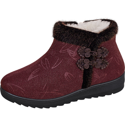 老北京棉鞋女冬新款加绒保暖棉鞋