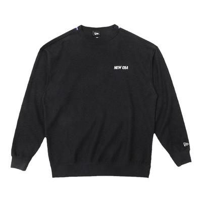 NewEra刺绣LOGO圆领长袖套头衫