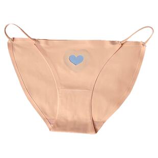 黛冰芯新款冰丝细带无痕内裤女2025年夏季性感纯欲三角短裤少女生