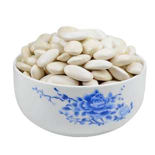 25年贵州大白芸豆精选3斤装大白腰豆白豆白扁腰豆 生白豆子白饭豆