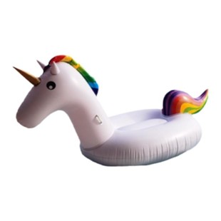 儿童独角兽火烈鸟游泳圈成人女水上充气浮床浮排坐骑泳池漂浮玩具