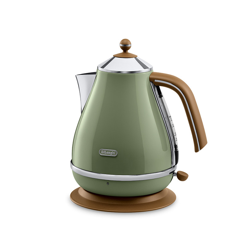 Delonghi/德龙 KBO2001复古系列电热水壶304不锈钢断电烧水壶正品