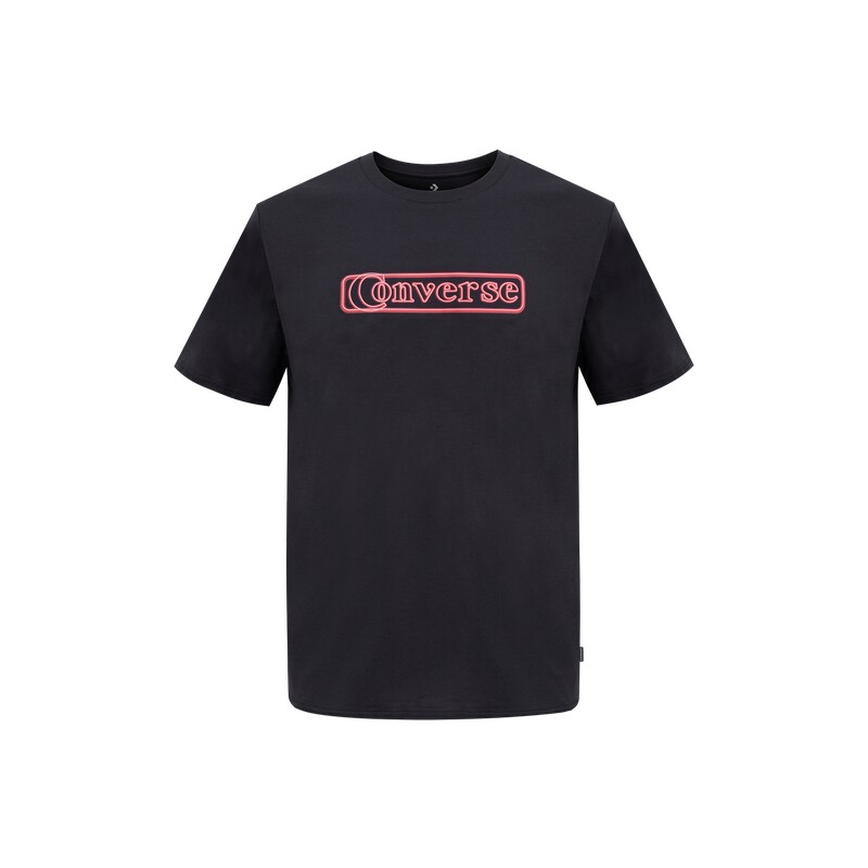 CONVERSE匡威官方 夏季新品全棉撞色LOGO男女休闲短袖T恤UCK399