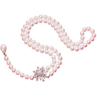 正品珍珠毛衣链长款2025秋冬新款高档时尚女颈链挂件配饰项链装饰