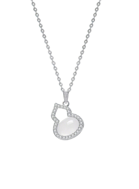 好运自来「幸运葫芦」玉髓项链