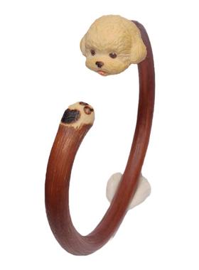 手镯鸡血藤手镯未芽女