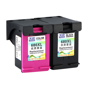 天色适用惠普680墨盒可加墨HP Deskjet3638 3838 3636 2678 5088 2676 2677 2678 4538 3776打印机680XL彩色