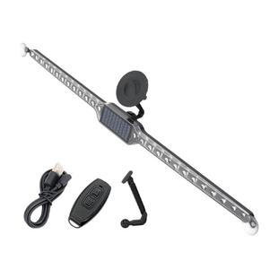 汽车太阳能防追尾警示灯车内改装霹雳游侠爆闪灯免接线装饰LED灯