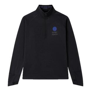 CryingCenter像素点3M抓绒暖和半拉链训练服跑步马拉松打底男女