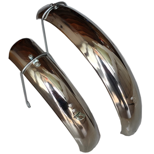 20寸折叠26寸山地公路车24城市自行车全包围不锈钢挡泥板泥瓦薄款