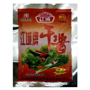 东北大酱吉林特产江城牌干酱105克袋装大豆酱豆瓣酱