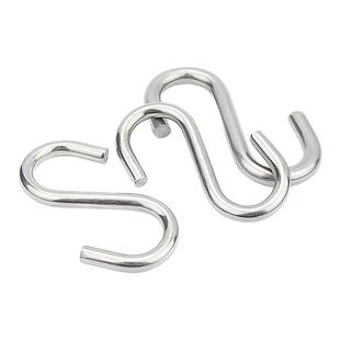 金超S钩子 304不锈钢S型钩S形挂钩S勾子工业用挂钩便利挂钩承重