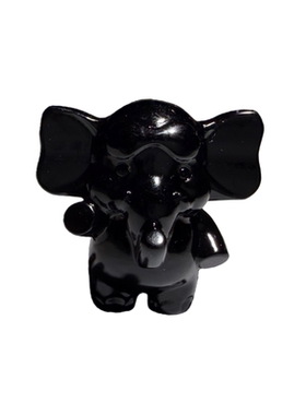 天然水晶小飞象招财摆件