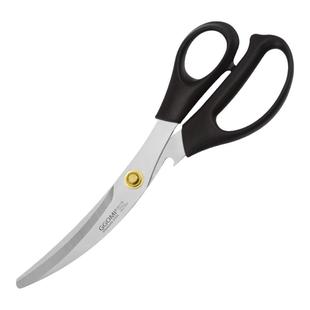 韩国高美曲线剪刀弯头烤肉剪刀鸡排牛排蔬菜剪加厚料理剪刀厨房剪