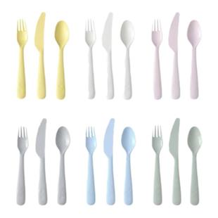 宜家国内代购 新款卡拉斯 餐具18件套 儿童餐具(6刀6叉6勺)幼儿园