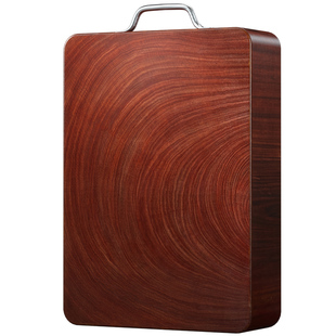 正宗黑铁木砧板切菜板抗菌防霉家用实木案板厨房菜墩整木刀占粘板