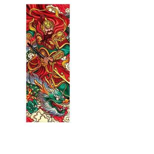 5D视觉双面毛绒2026马年新年春节窗花静电窗贴装饰过年室内外布置