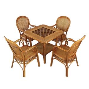 天然藤椅茶几家用滕椅藤编单人阳台靠背椅三件套休闲桌椅子五件套