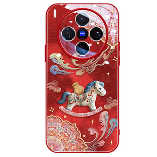 敦煌风马适用vivox300pro手机壳新款x200promini镜头全包x100中国风s30创意奢华s20pro复古文艺x90简约pro+女