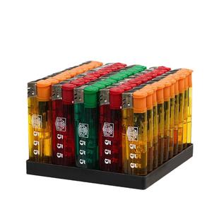 打火机【大号明火】50支明火透明一次性商超便利店小卖部热销耐用