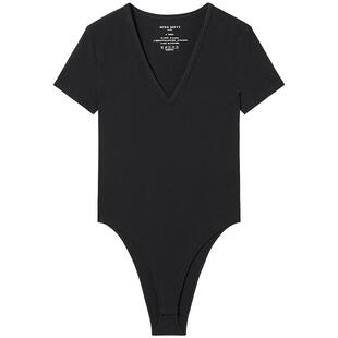 Miss Sixty25春夏新款T恤正肩短袖高衩可脱连身衣显瘦含莱赛尔