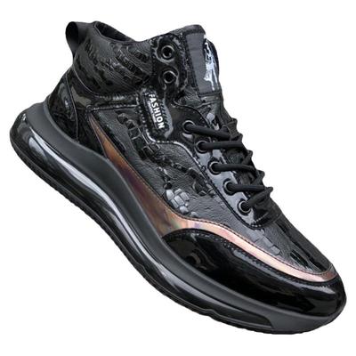 头层牛皮高帮鞋保暖百搭春天冬季