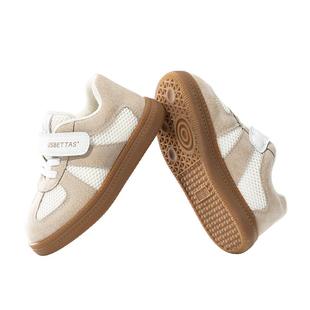 贝肽斯学步鞋秋冬款男童2026新款软底防滑网面学前鞋女童机能鞋子