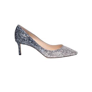 【自营】Jimmy Choo周仰杰高跟鞋Romy60渐变浅口水晶鞋节日礼物