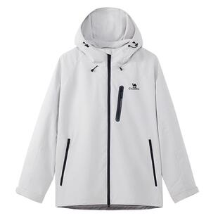 骆驼女装防风夹克2026春秋户外登山服防泼水防风休闲百搭外套女男