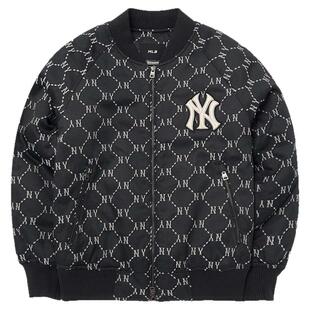 MLB官方 男女情侣棒球服夹克衫复古老花时尚休闲百搭外套JPM02