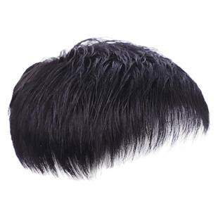 男士假发片头顶隐形补发块秃顶地中海男士前额补发自然真发假发片