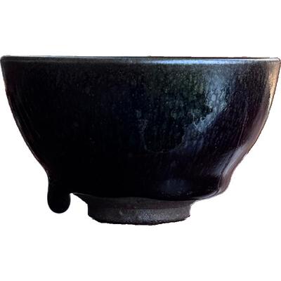 一线窑口大通天传古堂龙窑柴烧建窑建盏传统古法柴烧原矿釉主人杯