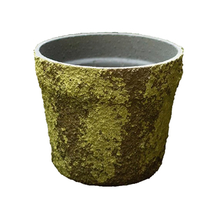 掬涵创意仿青苔水泥花盆多肉花器泥瓦盆古朴种植器皿杂货花园摆件