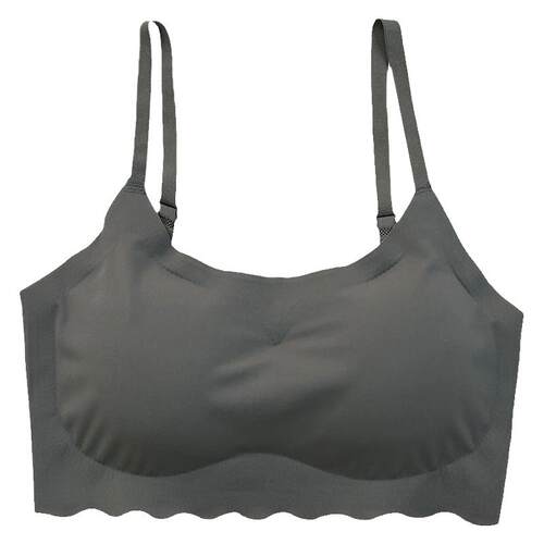 无痕冰丝内衣少女吊带聚拢无钢圈学生夏季薄款舒适透气发育期文胸