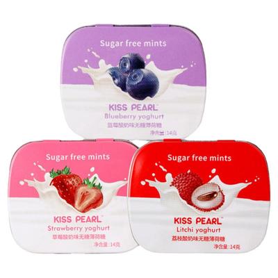 kisspearl无糖薄荷糖随身