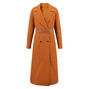 曼德诗风衣2025秋装新款设计感大衣英伦风韩版中长款春秋外套女款