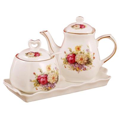 家用陶瓷调味盒调料瓶油壶组合