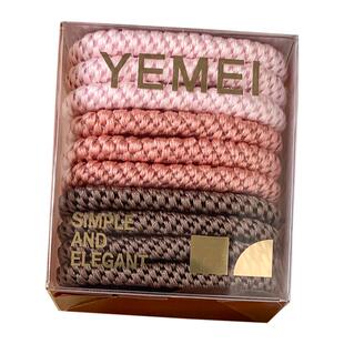 高级感一体编制发圈高弹橡皮筋强拉不断发绳高马尾头绳耐用发饰