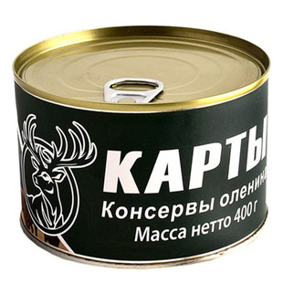 俄罗斯卡勒德风味清蒸大块鹿肉罐头开罐即食炖菜煲汤养生滋补佳品