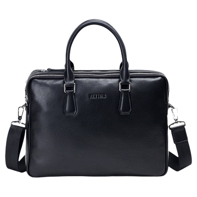 男士真皮多层律师公文包双拉链公务员手提包上班包商务大横款单肩