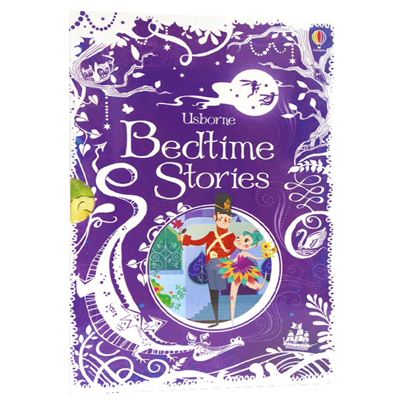 Usborne Bedtime Stories 尤斯伯恩 睡前读物5册盒装 全彩桥梁故事 丑小鸭 逃跑的煎饼 懒龙的故事 珀西与海盗 英文原版进口图书