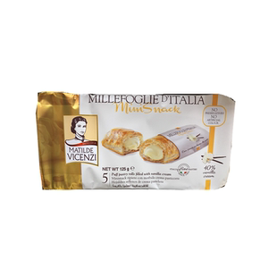 现货 迪拜当地特产 意大利MATILDE VICENZI忌廉夹心酥皮卷125g
