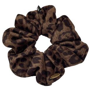 复古豹纹气质大肠发圈女款扎头发皮筋高级感头绳网红百搭发绳发饰