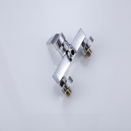 混水阀暗装浴缸龙头水阀四方锌合金冷热水洒花淋浴龙头双联混