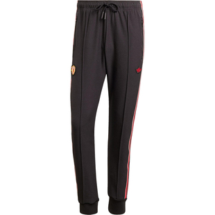 Adidas/阿迪达斯官方正品曼联足球休闲文化男士束脚运动裤JF0359