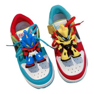 儿童高帮板鞋男童皮面运动鞋男孩2025新款春秋款aj鸳鸯鞋AJ滑板鞋